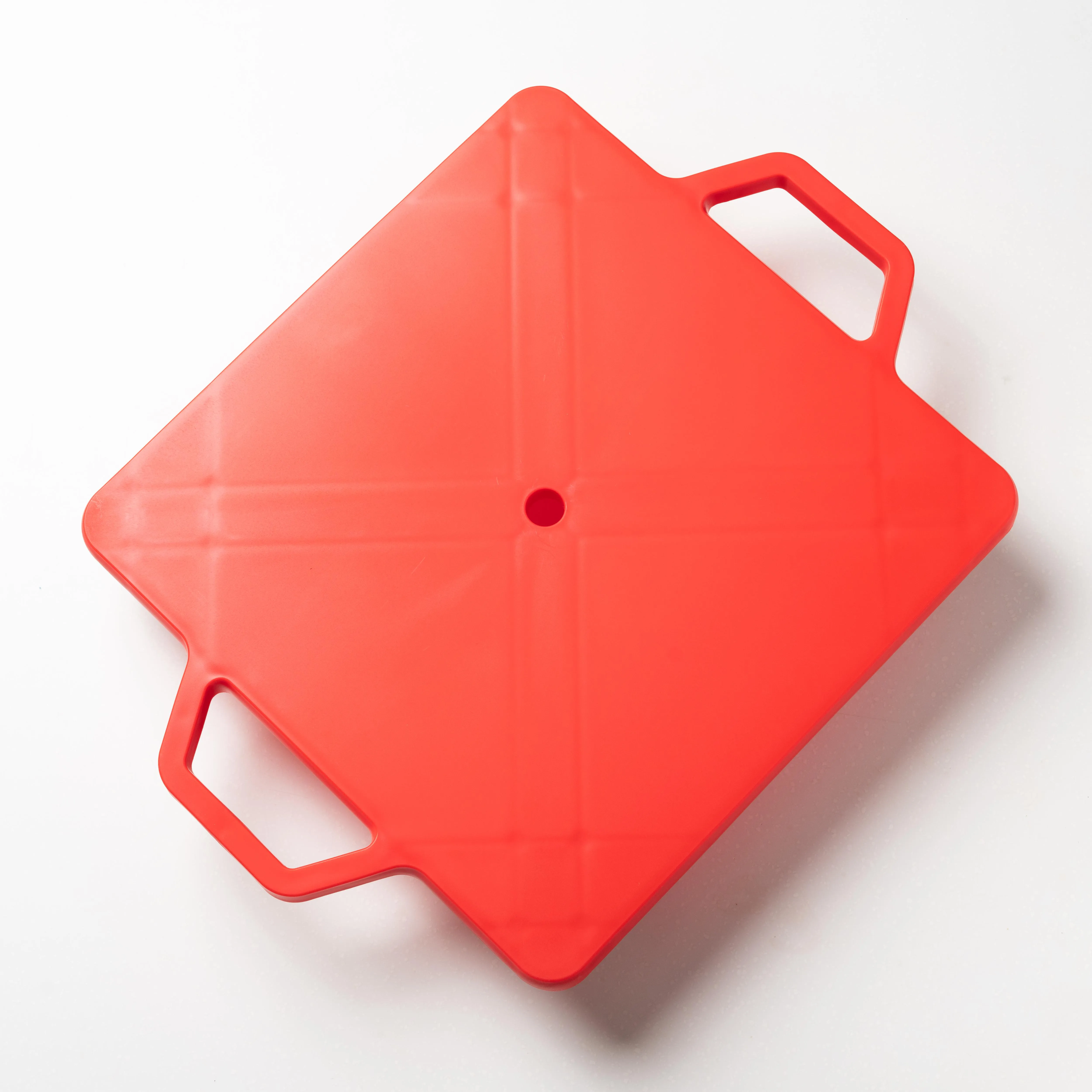 RED Sturdy Moulded Plastic Scooter Board (Large/Red)