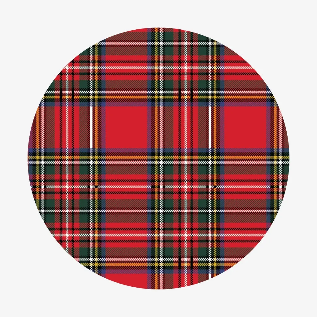 Red Tartan Plaid Dessert Plates (Set Of 4)