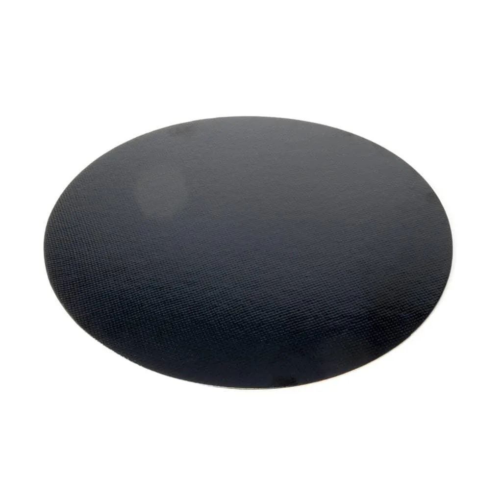 Round Black Laminated Cake Board 13.8" (35cm)  5-Pack