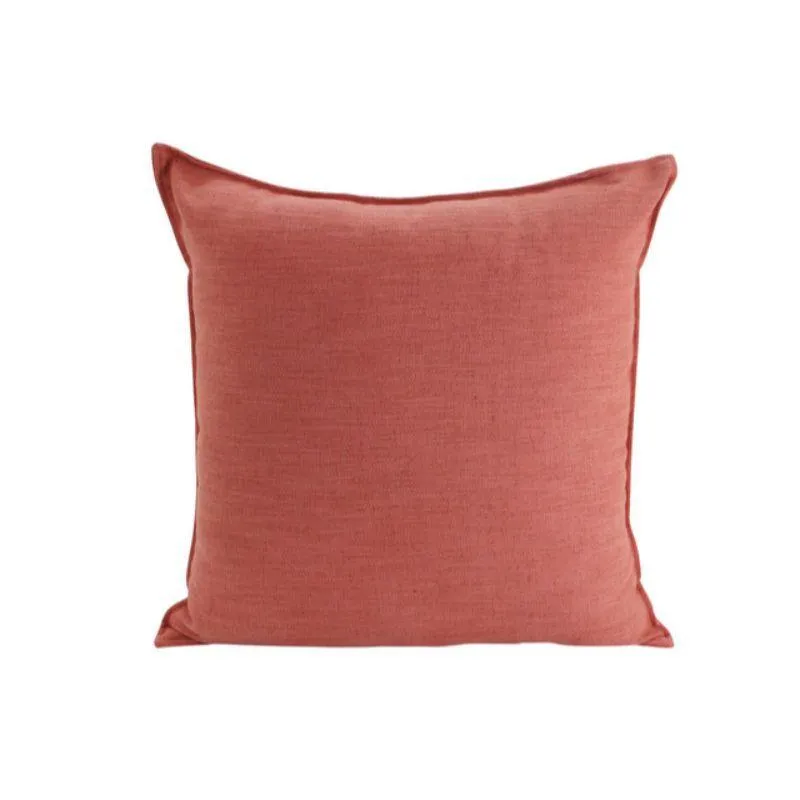 Rust Linen Cushion - 55cm x 55cm