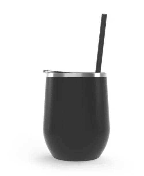 SALE!!!! Wine Tumbler - 12 Oz Steel Wine Tumbler, Double Wall Stainless Tumbler with Lid & Straw