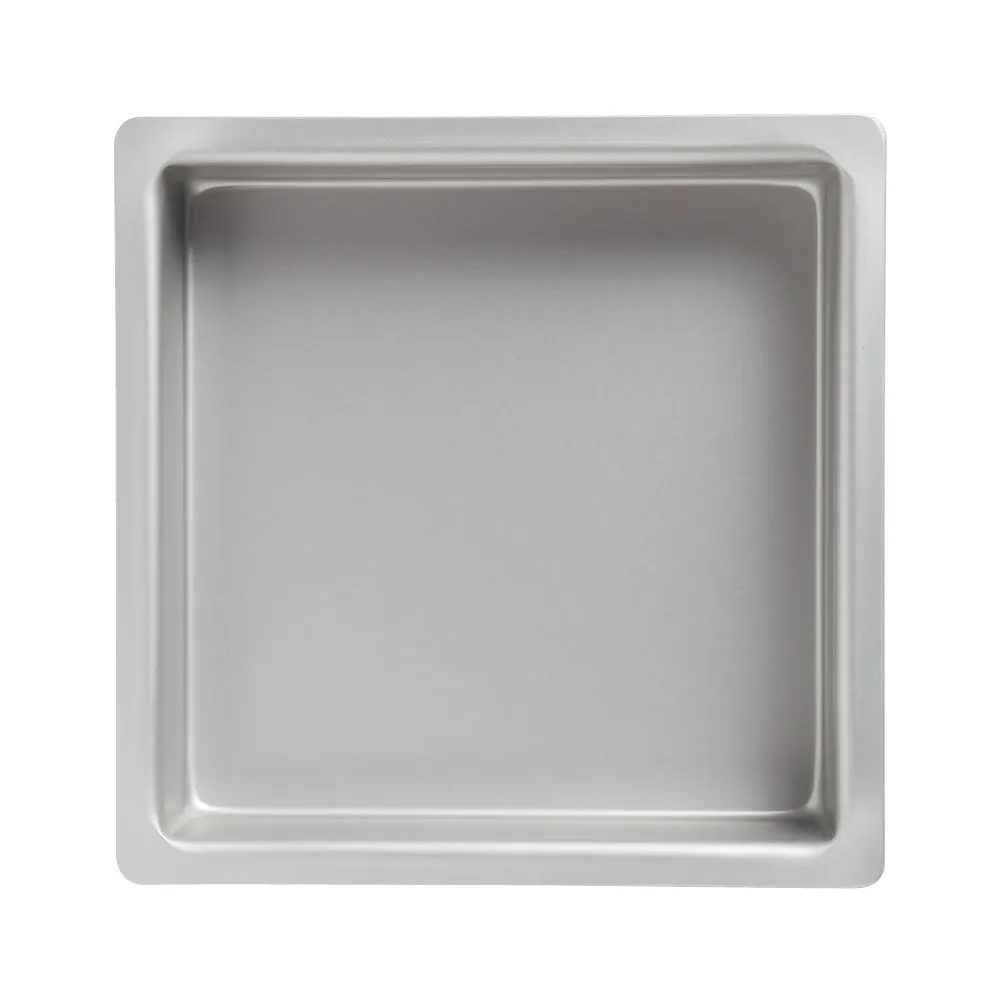 Silver Anodised Square Cake Pan 20cm