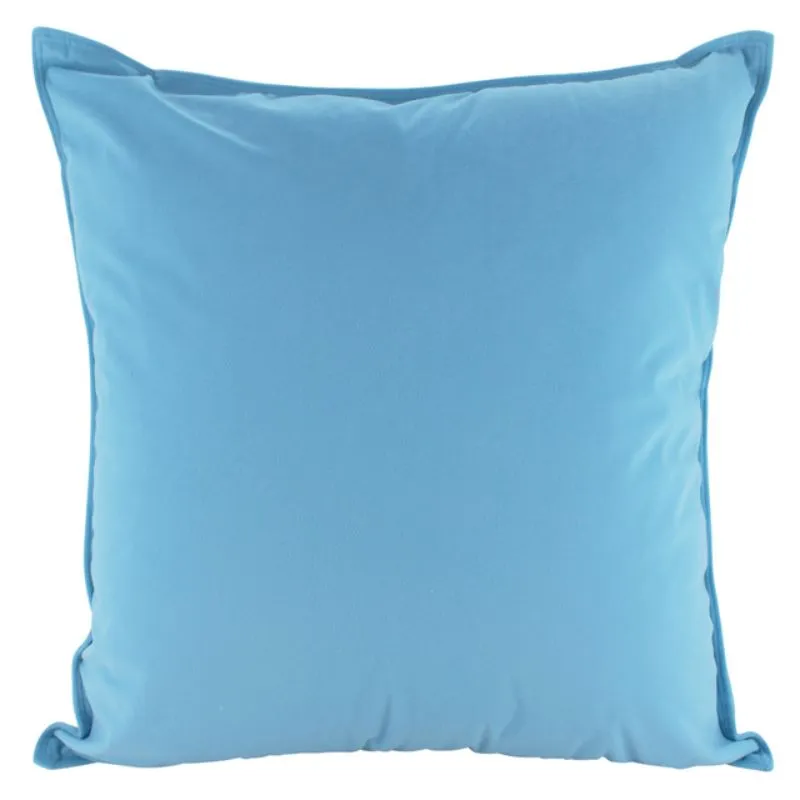 Sky Blue Velvet Cushion - 55cm x 55cm