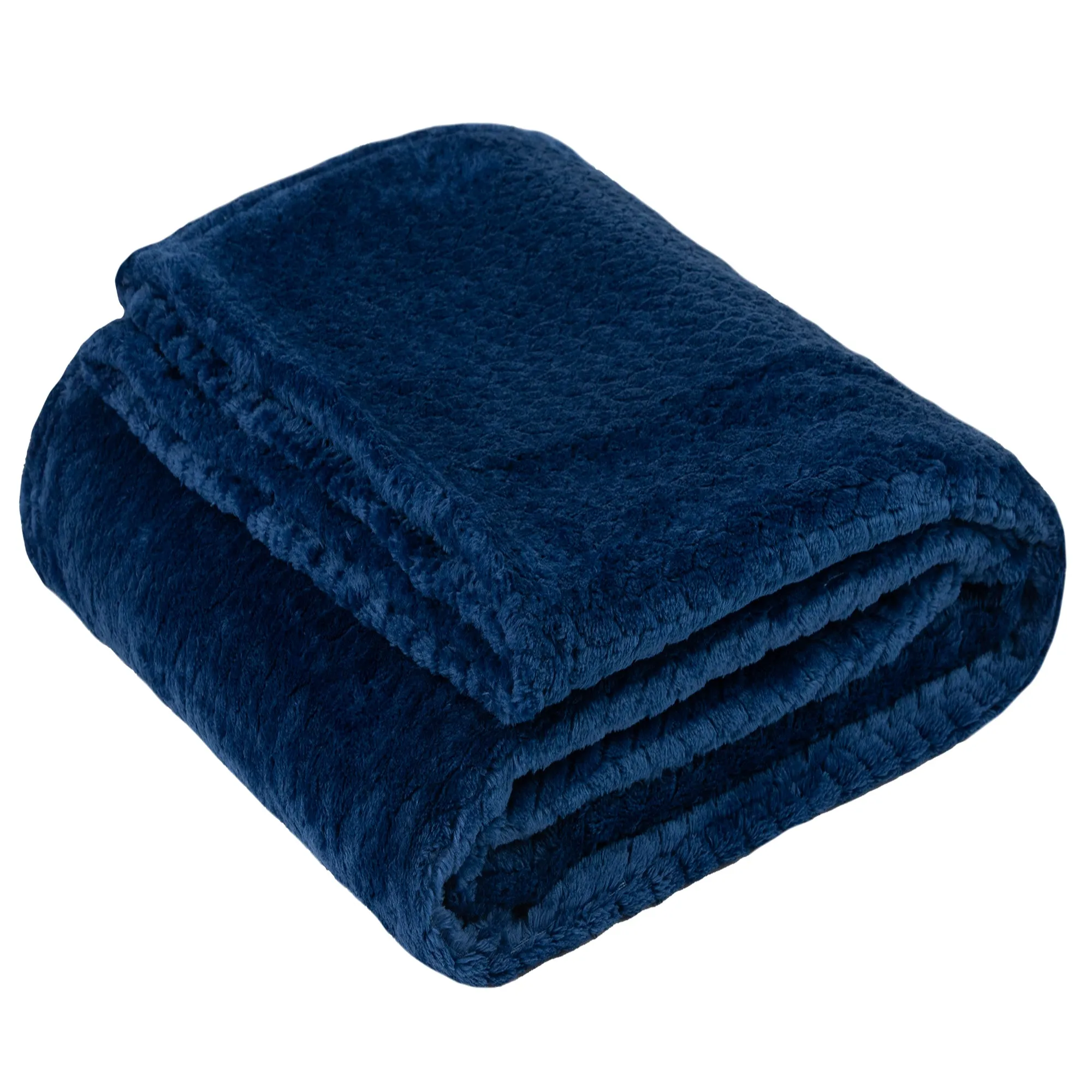 Soft Waffle Fleece Throw Blankets (250 GSM)