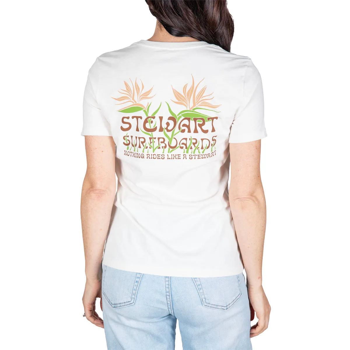 STEWART BLOOMING BIRDS WOMENS S/S T-SHIRT