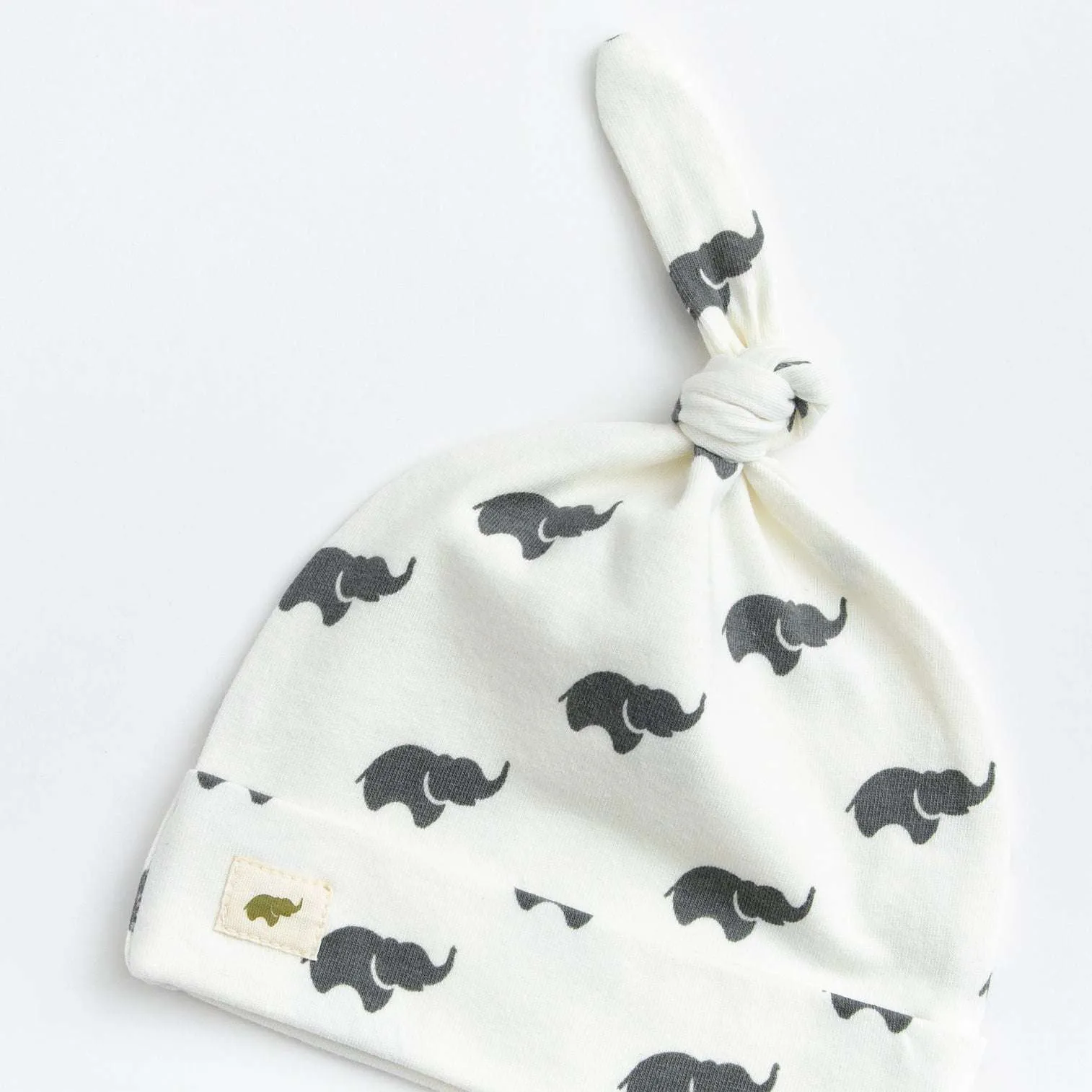 Top Knot Cap_Grey Elephant