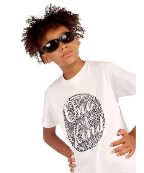 Trendy Toggs Kids One Of A Kind Rhinestone White T-shirt