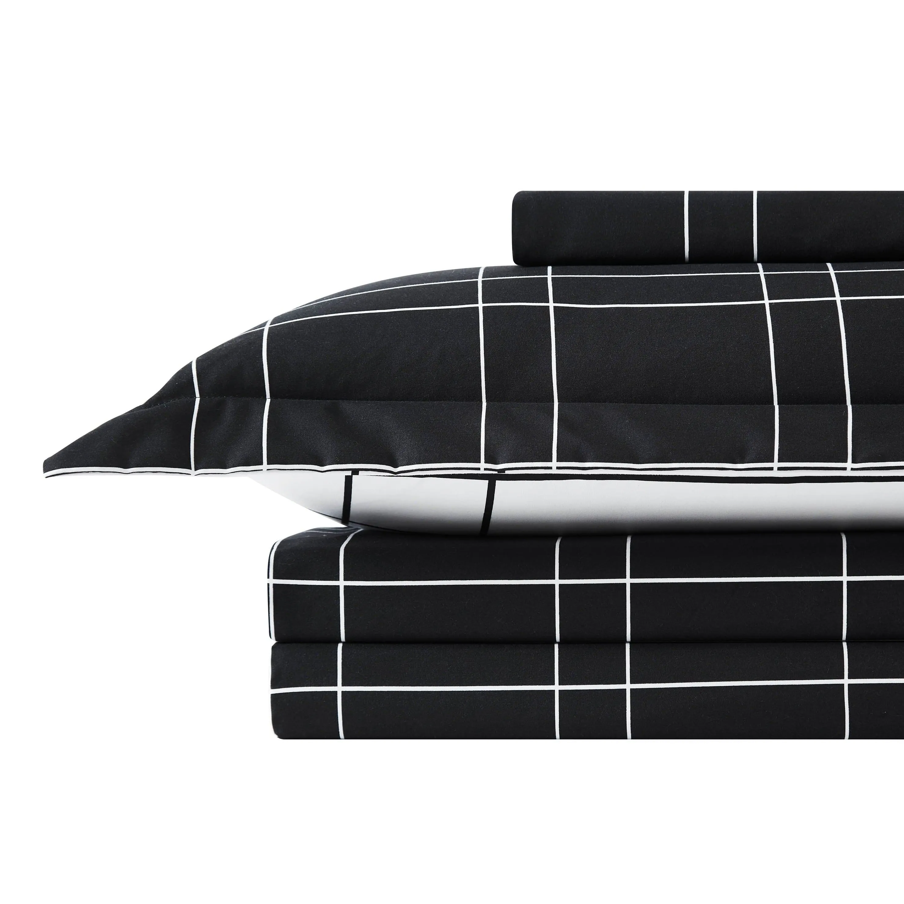 Urban Grid Duvet Cover Set