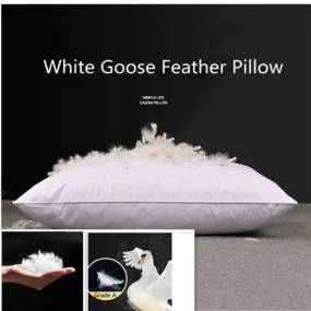 White Goose Feather Pillow