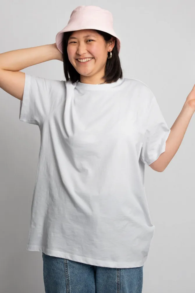 White Oversized T-shirt for women