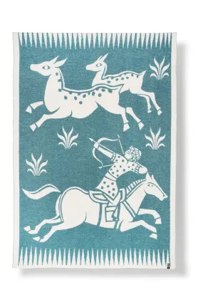 Wool Blanket "Mughal Archer" by Raffy Greaves